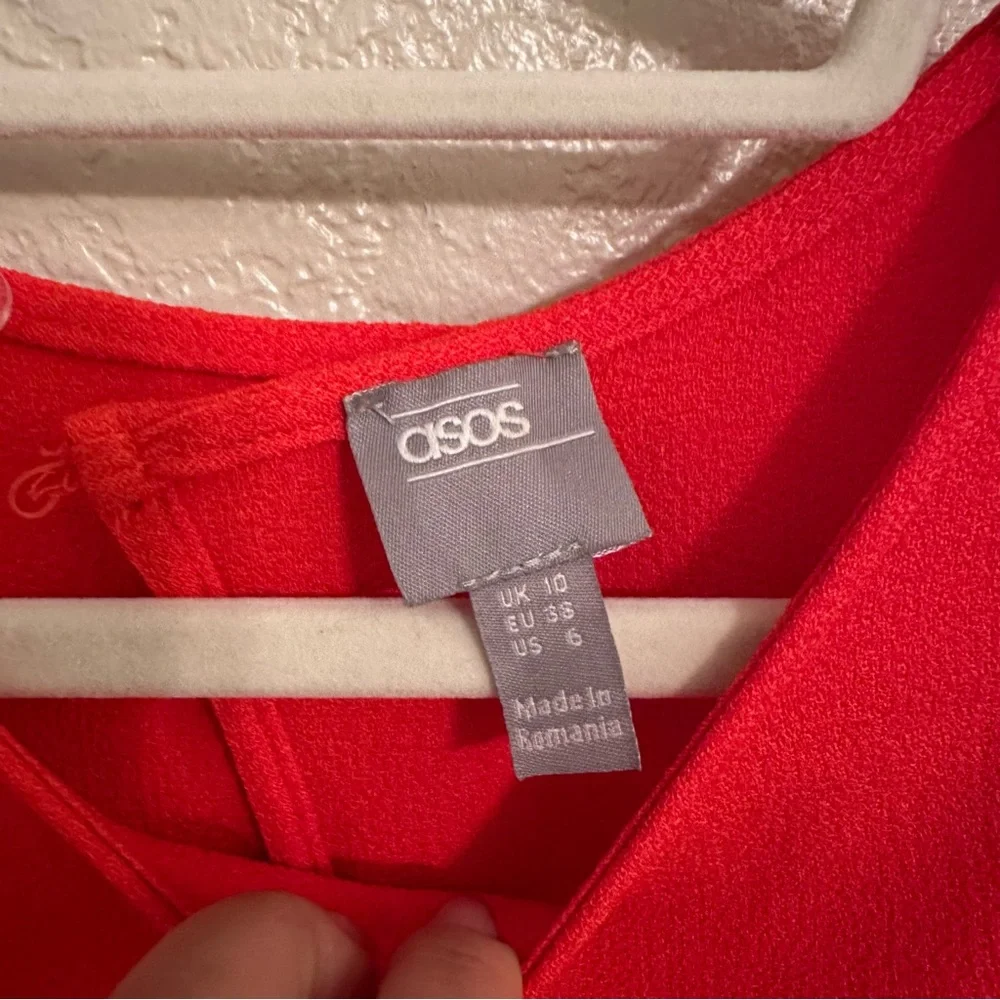 ASOS pencil dress knee length open back size 6 - Picture 7 of 9